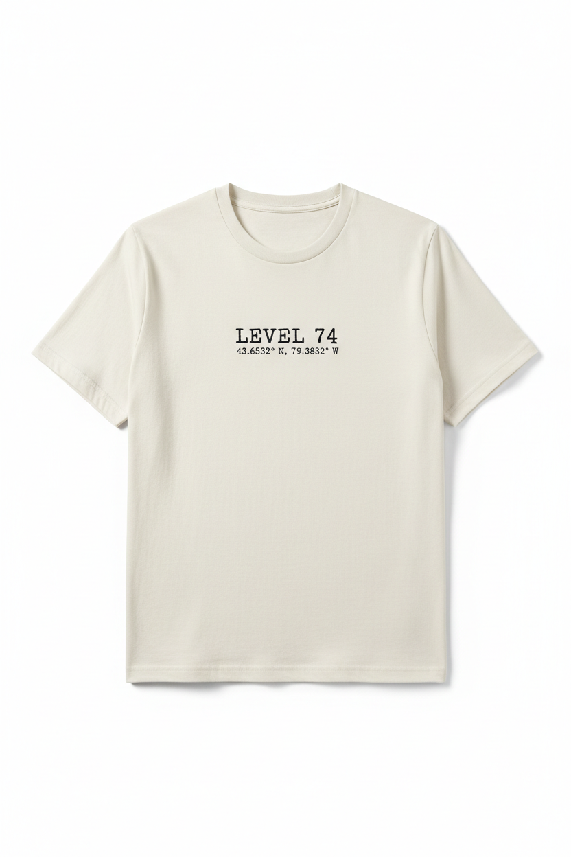 "Balance Mountain Cream" T-shirt