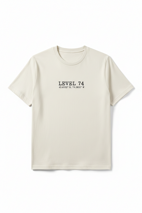 "Balance Mountain Cream" T-shirt